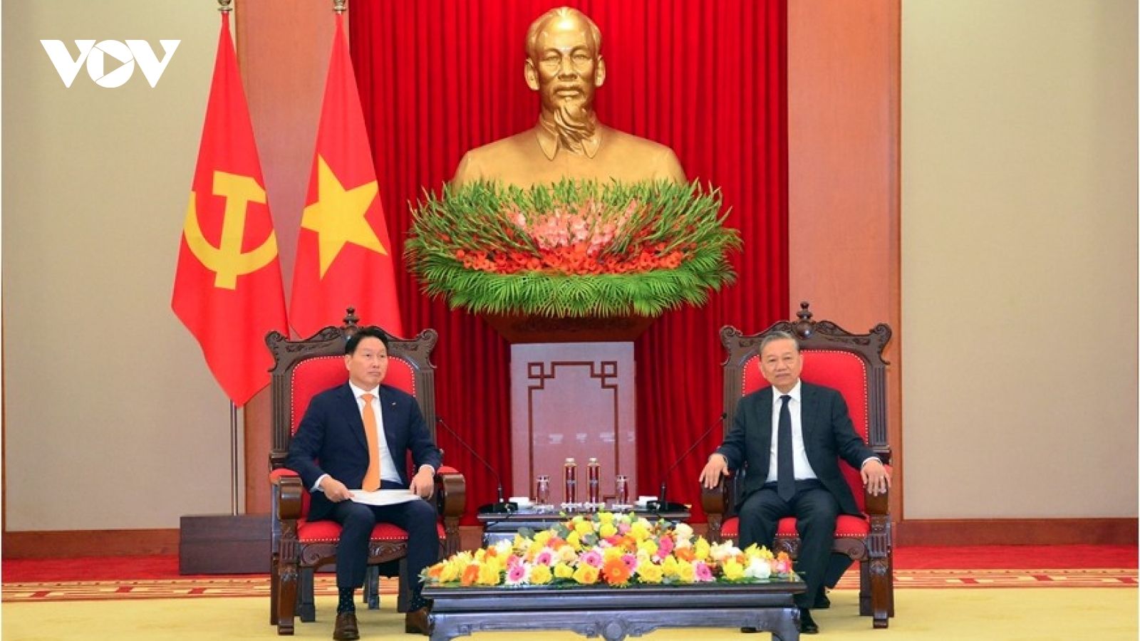 Party chief welcomes SK Group’s deeper engagement in Vietnam